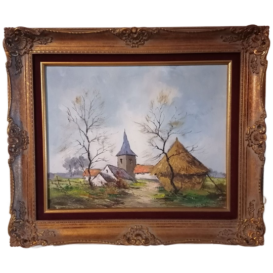 Zeer Mooi Schilderij Op Doek 1