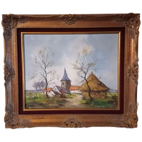 Zeer Mooi Schilderij Op Doek