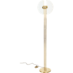 Messing Vloerlamp Met Matglazen, Verstelbare, Kappen 70297 thumbnail 1