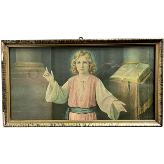 Jaren 50 Religieus Kunstwerkje 1