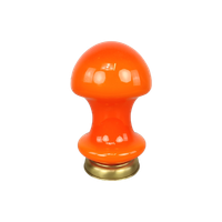 Vintage Oranje Glazen Tafellamp
