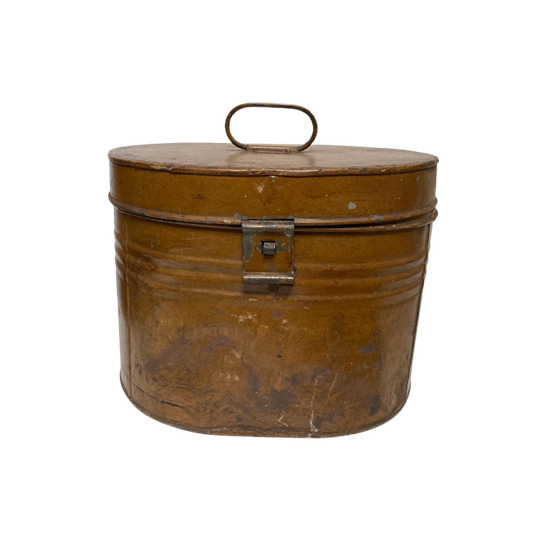 Engels Metalen Hoedenblik Hatbin Met Handvat- Reliving 1
