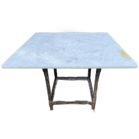 Grote Tuintafel Eettafel Met Marmer Iets Hoger Model Frans