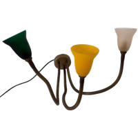 Rob Nollet - Deja Vu Nijmegen - Wall Mounted Lamp - Goosneck (triple) - Glass Shades, Dutch Design