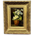Pieter In'T Hout (1879-1965) "Stilleven Met Bloemen". thumbnail 1