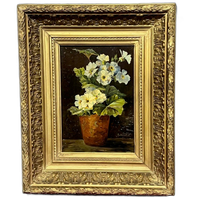 Pieter In'T Hout (1879-1965) "Stilleven Met Bloemen".