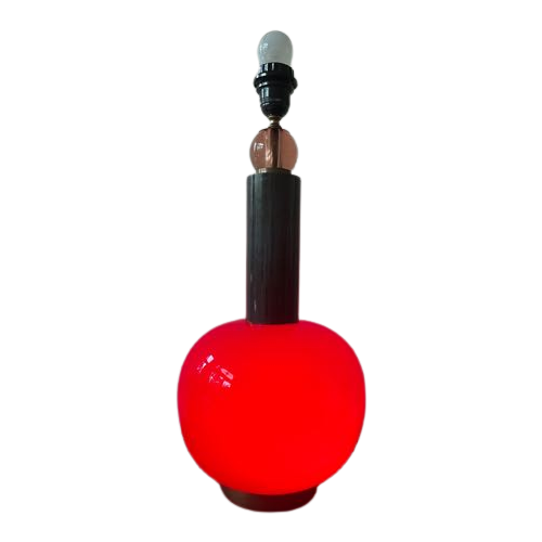 Vintage Murano Lamp. Italiaans Design Lamp. Glazen Design Lamp