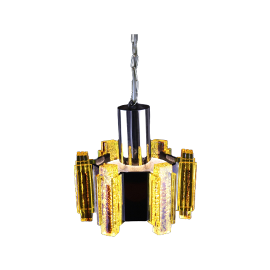 Zeldzame Deense Hanglamp | <<<brand>>>-lamp | Claus Bolby | Jaren 70 | Modern Uit Het Midden Va 1