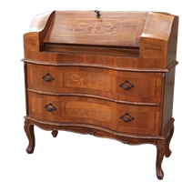 Vintage Klasieke Secrataire Ladekast Kast