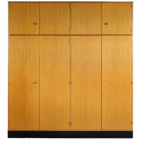 Grote Hoge Vintage Design Kledingkast In Teak, 1960s