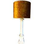 Italiaanse Marmer Zuil Lamp Vintage thumbnail 1