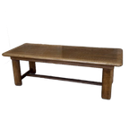 Vintage Salon Tafel Van Massief Hout, Reliving thumbnail 1