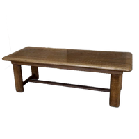 Vintage Salon Tafel Van Massief Hout, Reliving