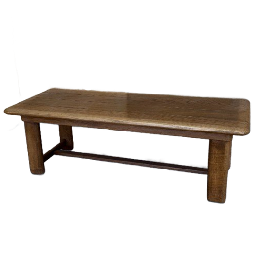 Vintage Salon Tafel Van Massief Hout, Reliving 1