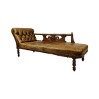 Prachtige Antieke Chaise Lounge Sofa / Daybed thumbnail 1