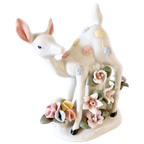 Jaren 60 Vintage Beeldje Hertje Bambi Porselein Beeld thumbnail 1