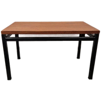 Strakke Vintage Bijzettafel Pastoe Stijl Jaren 60 Teakhout