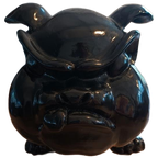 Zwarte Engelse Buldog Polystoon thumbnail 1