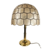 Guru-Shop Plafondlamp/Plafondlamp, Shell Lamp van Honderden Capiz, Parelmoer Platen - Model Zeventig, Wit, Schelpen, Kleur: Wit, 45x30x20 cm, Hanglampen van Natuurlijke Materialen