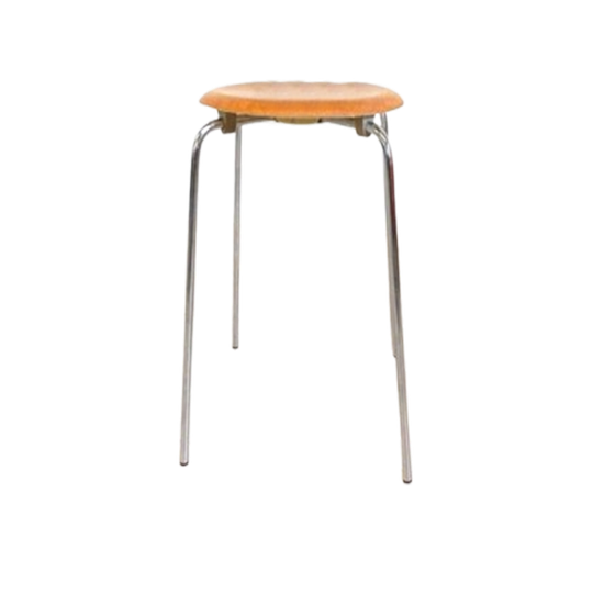 Fritz Hansen Vintage Kruk Design Arne Jacobsen Stoel 1