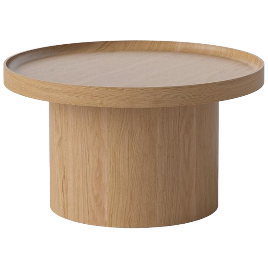 Bolia | Plateau Bijzettafel H 34 Ø61 Gelakt Eiken 1