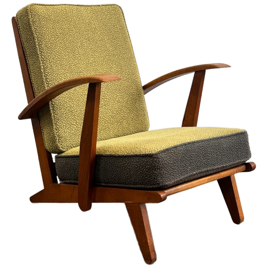 Vintage Fauteuil, Mid Century, Nederland 1950's 1