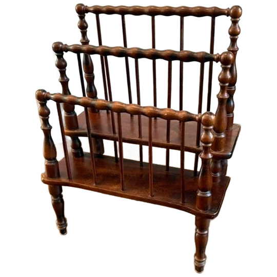 Antieke Lectuurbak Magazinehouder Canterbury 1