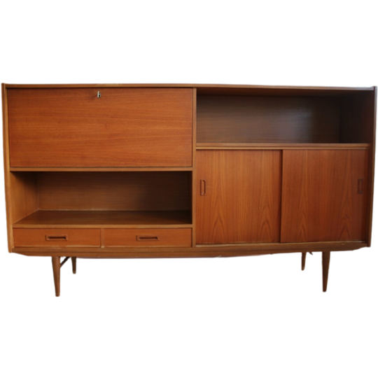 Deens Design Teak Vintage Sideboard | Retro Dressoir 60s 1