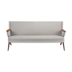 Deense Design Geherstoffeerde Sofa By Johannes Andersen En Gemaakt Door Cfc , 1960S thumbnail 1