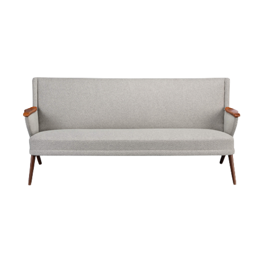 Deense Design Geherstoffeerde Sofa By Johannes Andersen En Gemaakt Door Cfc , 1960s 1