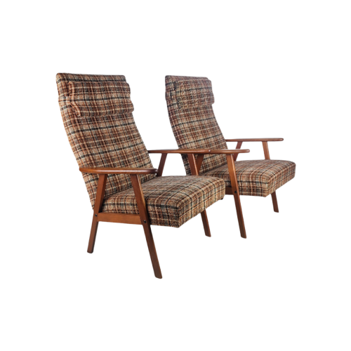 Set Scandinavische Stijl Fauteuils Teak 1960S