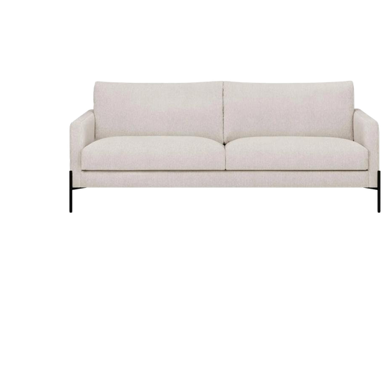 By fonQ | Sora 2-zitsbank Linnen Beige 1