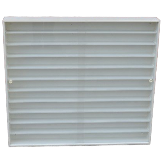 Houten Displaykast Met Tien Plankjes En Plexiglas Deurtjes Voor Verzamelobjecten 1