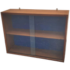 Vintage Teak Houten Vitrinekastje Kastje Hout thumbnail 1