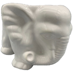 Grote Bloempot Olifant Wit thumbnail 1
