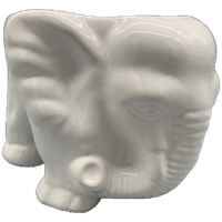 Grote Bloempot Olifant Wit