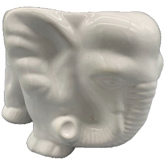Grote Bloempot Olifant Wit 1