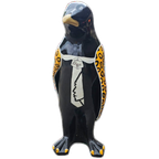 Large Resin Penguin By Michael Peetermans / Belgium 2014 / Signed By Artist / Unique Piece thumbnail 1