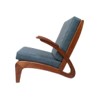Vintage Fauteuil Easy Chair Mid Century Organic Design thumbnail 1