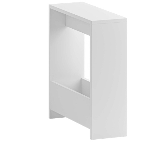 Evila Originals Simpi Bijzettafel Houtfineer Wit 1