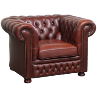 Engelse Rundleren Chesterfield Fauteuil Van Springvale Met Een Luxe Uitstraling