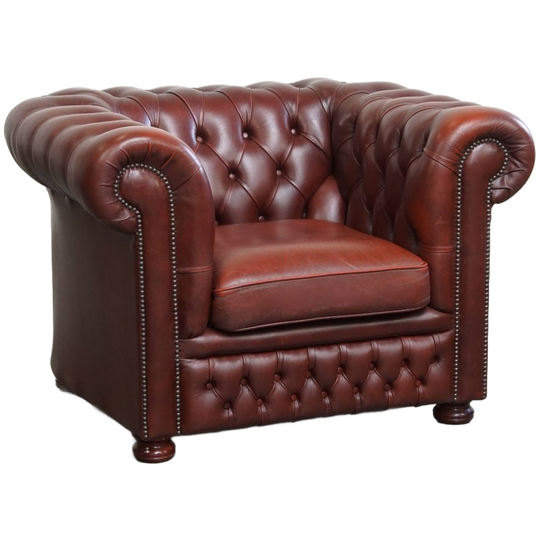 Engelse Rundleren Chesterfield Fauteuil Van Springvale Met Een Luxe Uitstraling 1