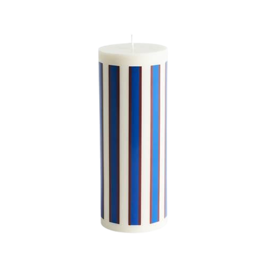 HAY Column Kaars L - Off-white/brown/blue - Tweedekans 1