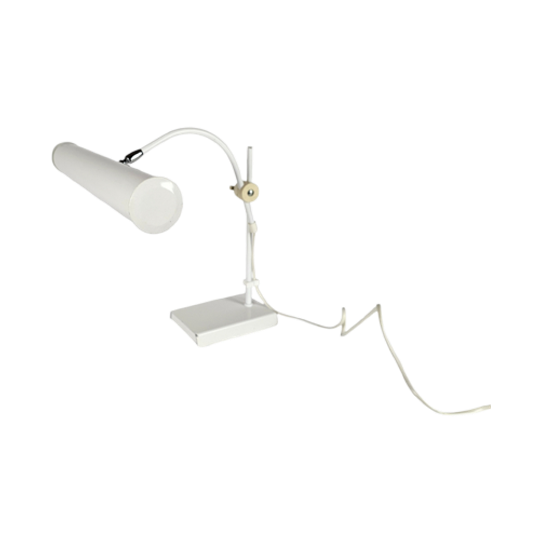 Anvia - Piano / Bureaulamp - Pendellamp - Wit - Metaal - 1960's 1