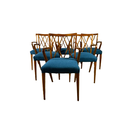 Set Of 6 Zijlstra Joure "Poly Z" Chairs, Abraham A. Patijn 1950S