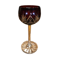 Wijnglas Met Bordeaux Val St. Lambert