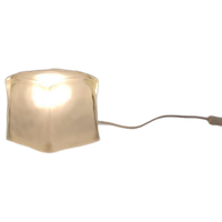 2x IKEA Iviken Ice Cube Lamp Ijsblokjes Lampen Glas Jaren 90