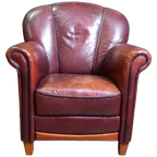 Vintage Topper, Schapenleren Clubfauteuil thumbnail 1