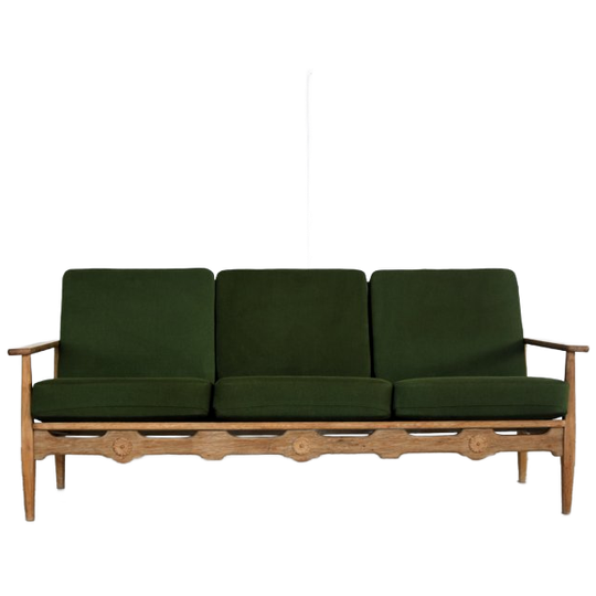 Brutalist Sofa | Bank | Jaren 60 | Eiken | Deens 1
