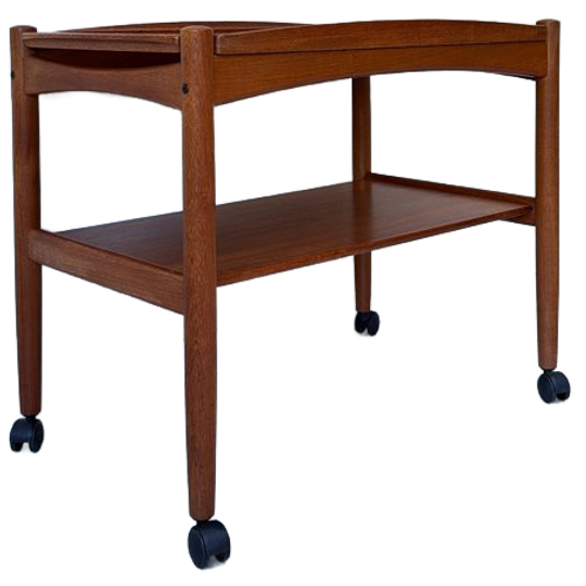 Vintage Deense Houten Trolley Van Bernstorffsminde 1